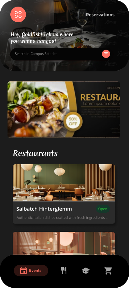 Event Booking App - View 3